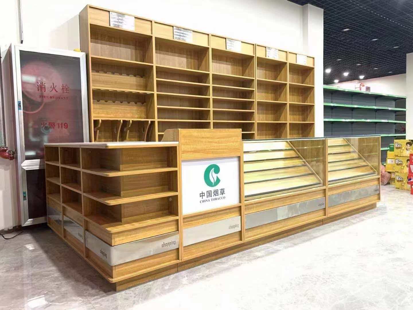 辽阳市烟酒柜文具店货架 - 方案